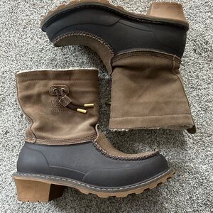 Woolrich Brown and Black Waterproof Boots